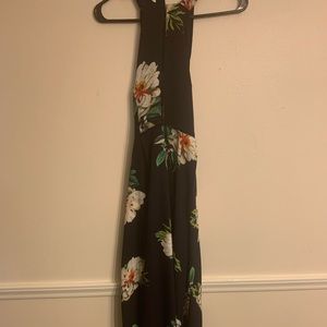Navy Floral Maxi Dress